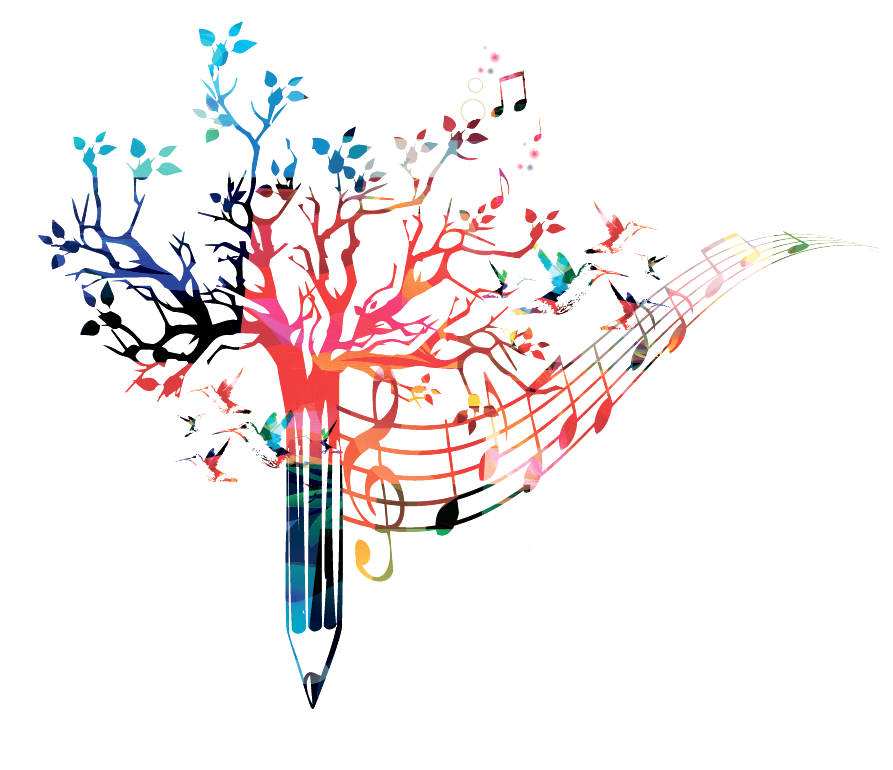 Pencil Tree Music Art